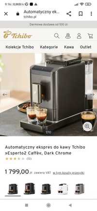 Ekspres ciśnieniowy do kawy firmy Tchibo