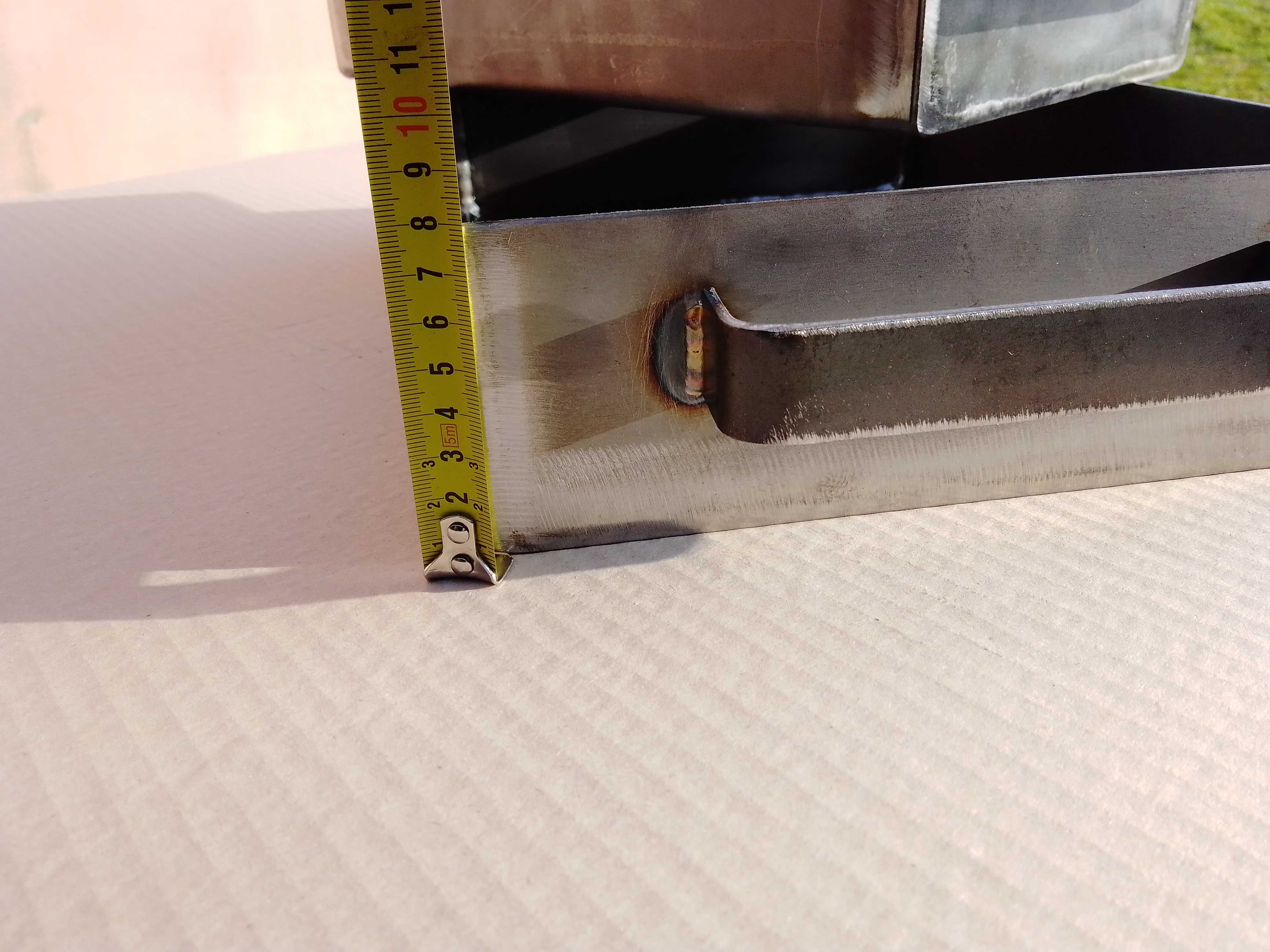 Szuflada taca pojemnik na popiół popielnik NA WYMIAR blacha 2mm