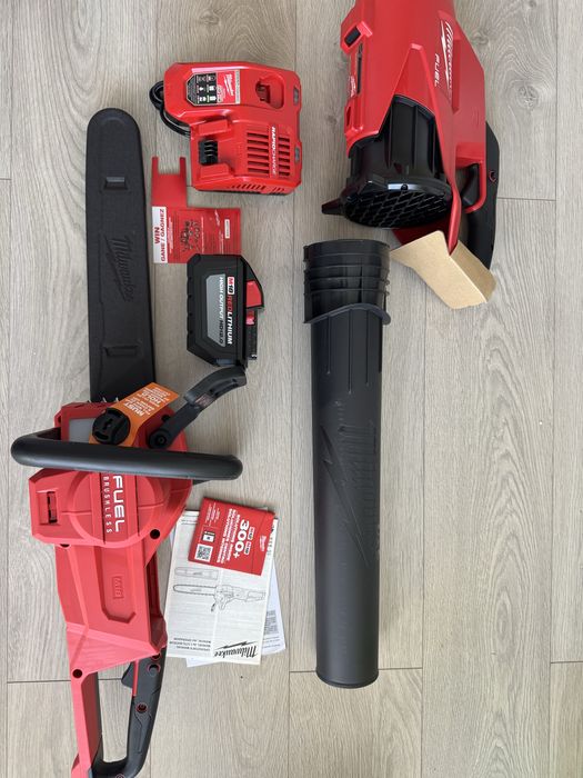 Milwaukee FUEL pilarka łańcuchowa dmuchawa 18V m18 akumulator 12Ah