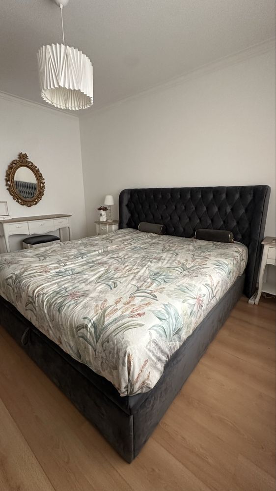 Cabeceira Capitone + Sommier 180x200