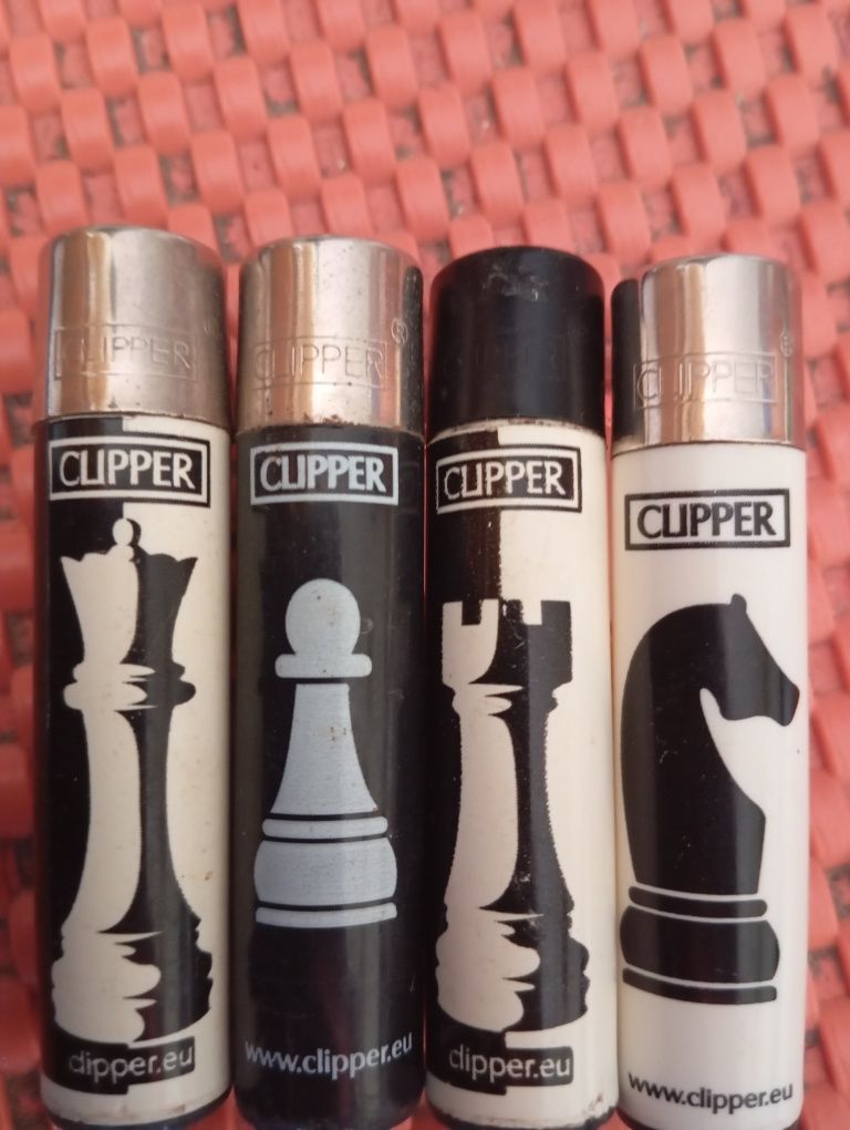 Isqueiros Clipper coleção xadrez