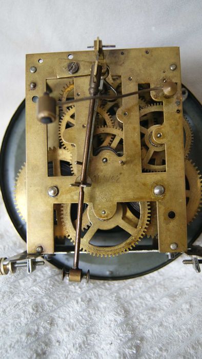 235 Zegar wiszący mechaniczny Carl Werner antyk