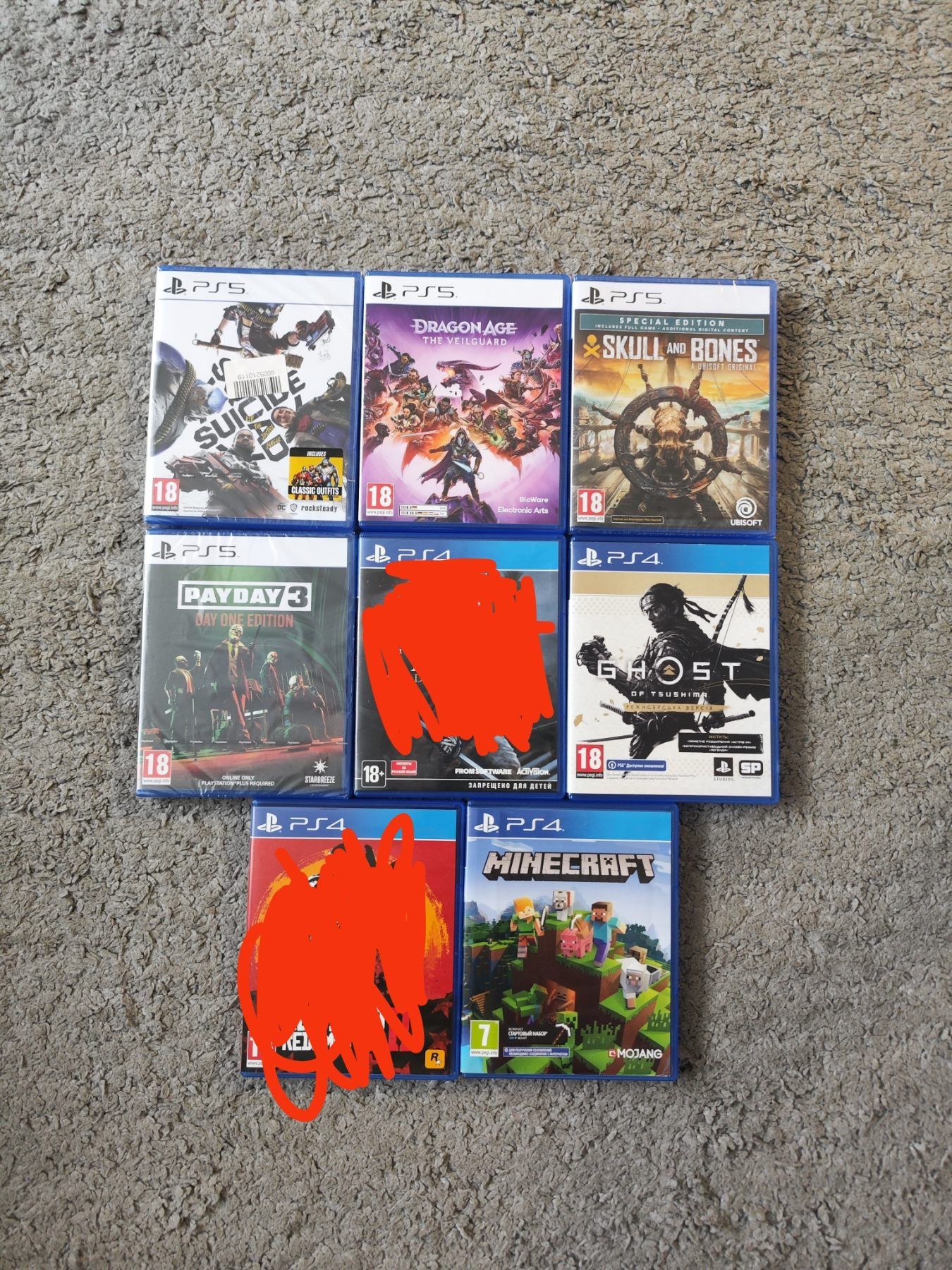 Продам ігри для ps4, ps5 ціна за всі ( можна окремо)