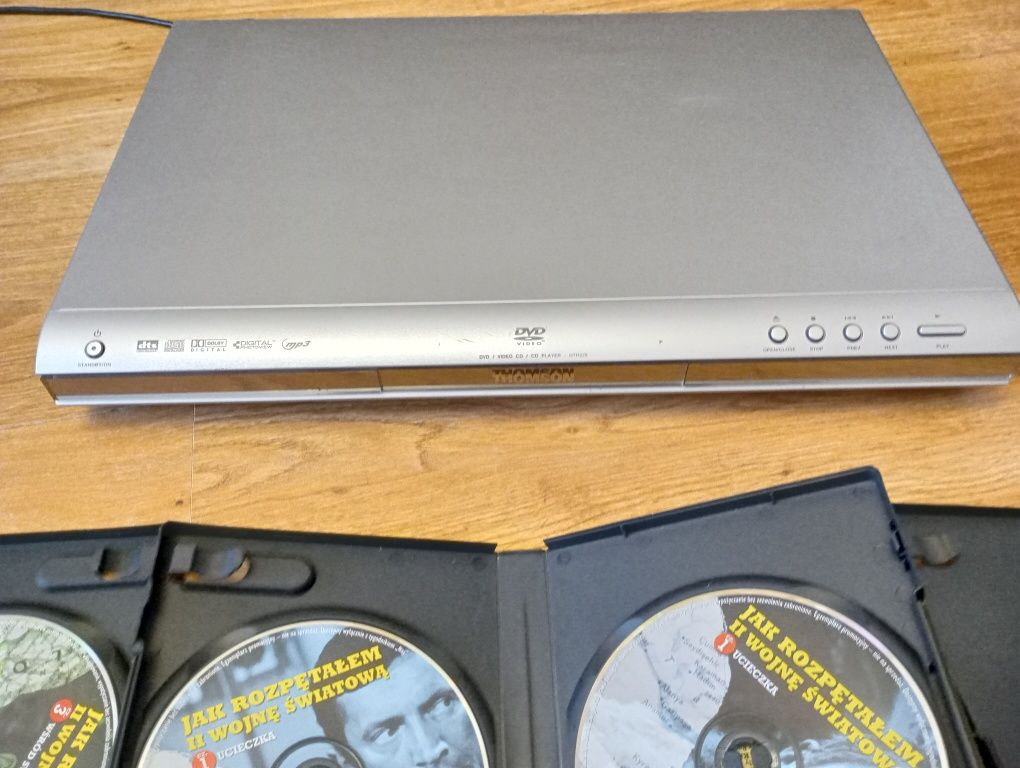 Odtwarzacz DVD mod. DTH 226E Thomson plus plyty