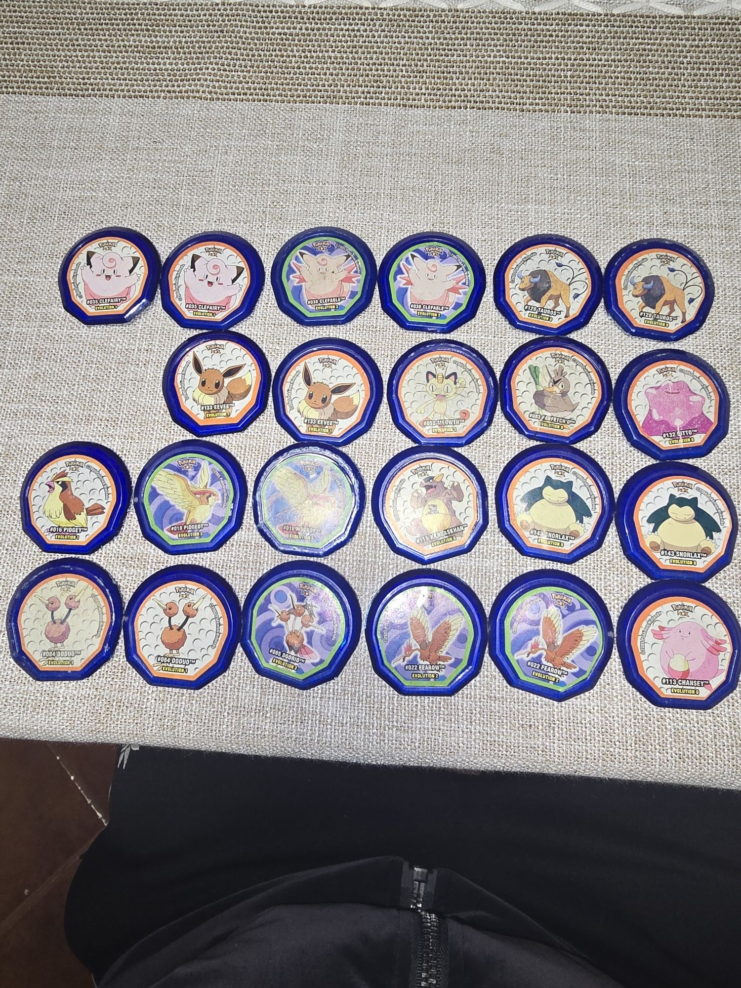 Tazos pokémon nox