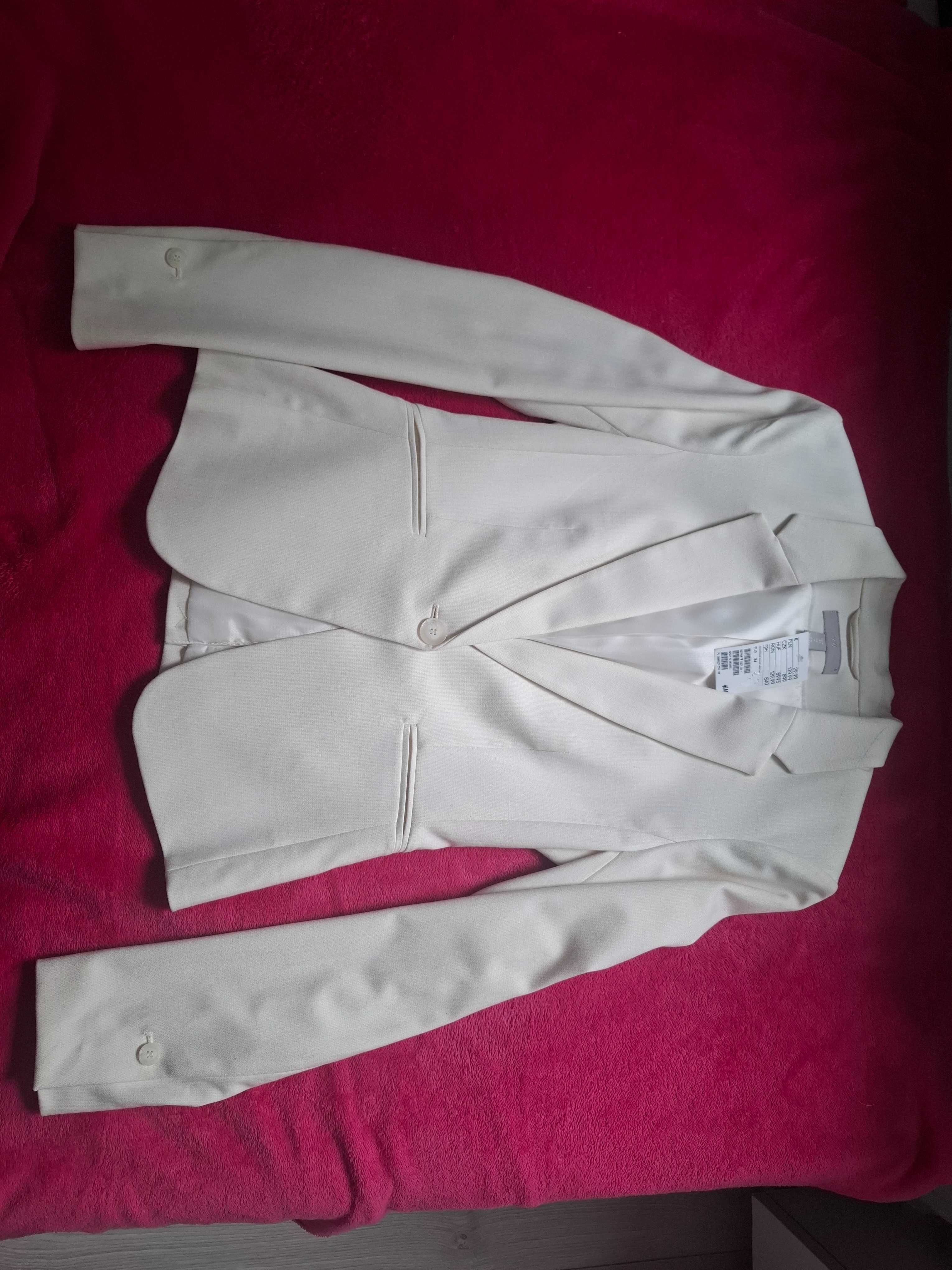 Marynarka H&M , rozm.Xs- ecru. Nowa