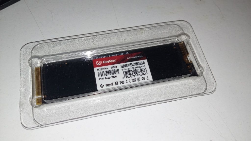 M2 NVMe SSD 256GB KingSpec NE-256