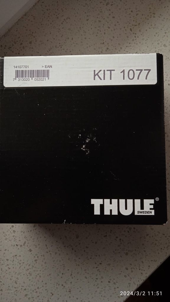 Kit Thule 1077 dla Toyota Avensis T22