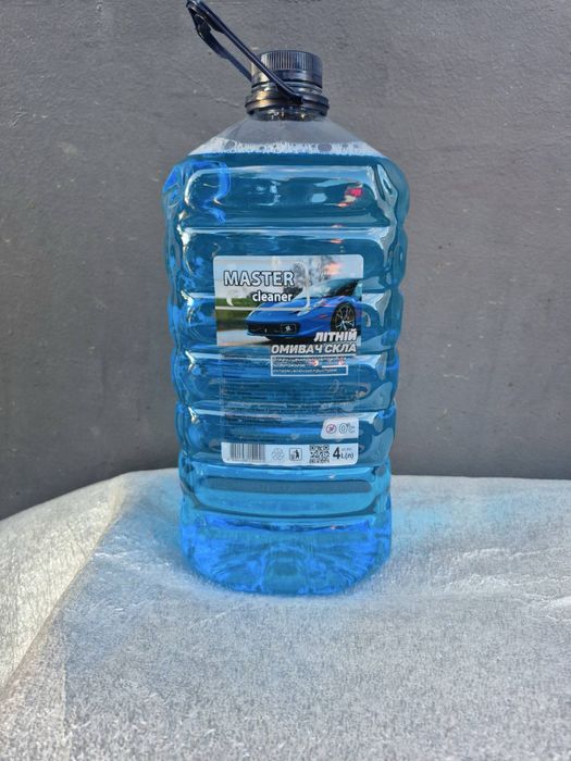 Омивач скла літній зимовий 4л Дистильована вода