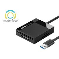 NOVO Leitor de Cartão Ugreen USB 3.0 SD /micro SD/CF/MS