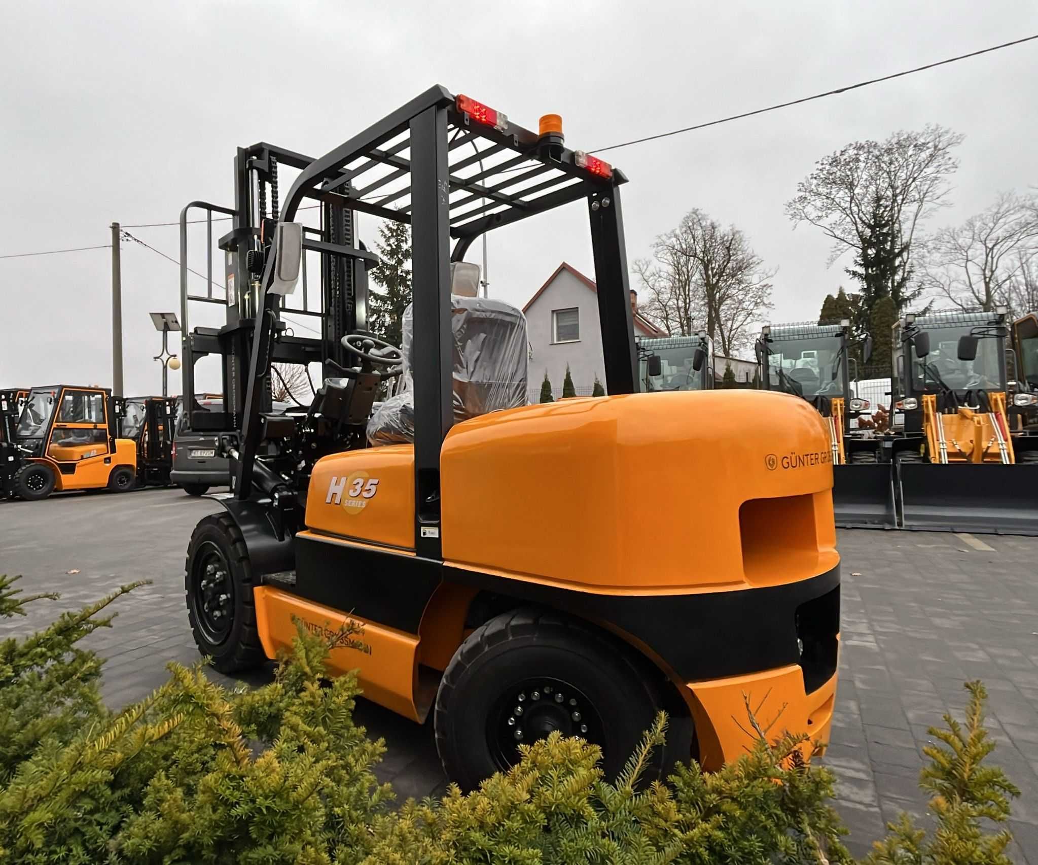 Nowy wózek widłowy Gunter Grossmann  3,5T Duplex 3M.