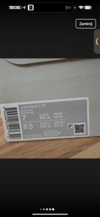 Custom Airforce One Nike