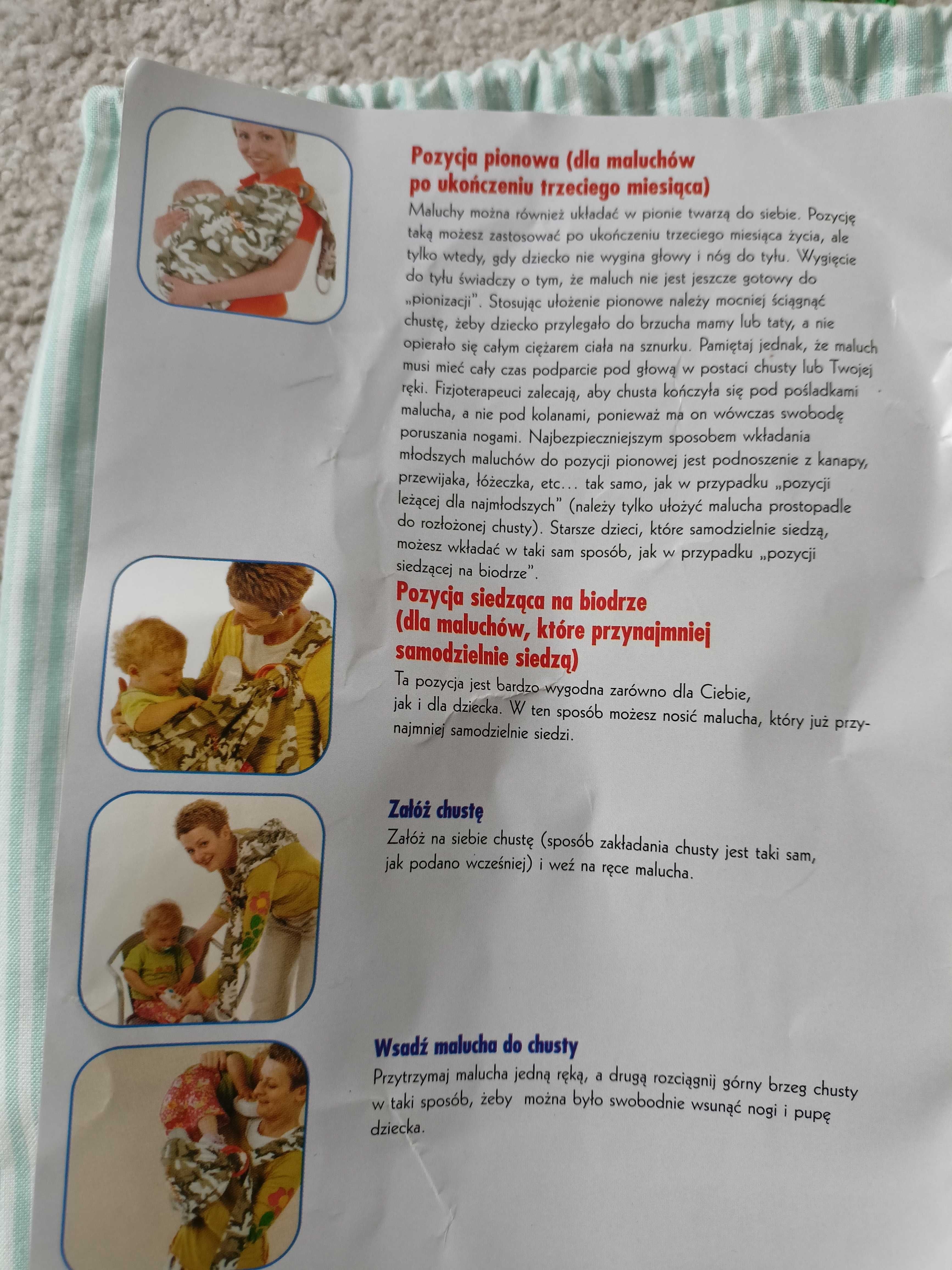 Chusta do noszenia dziecka Bebelulu