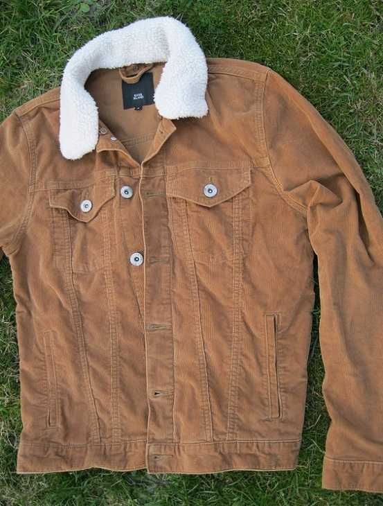 FAJNA kurtka KATANA bluza RIVER ISLAND beżowa M koszula LEVIS diesel