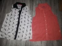 2 bluzki koszulowe rozm.140 marki Y.d