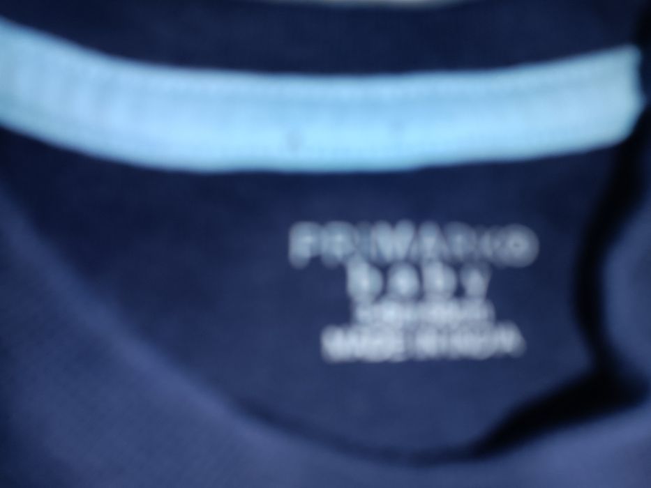 Koszulka granatowa chłopięca 68