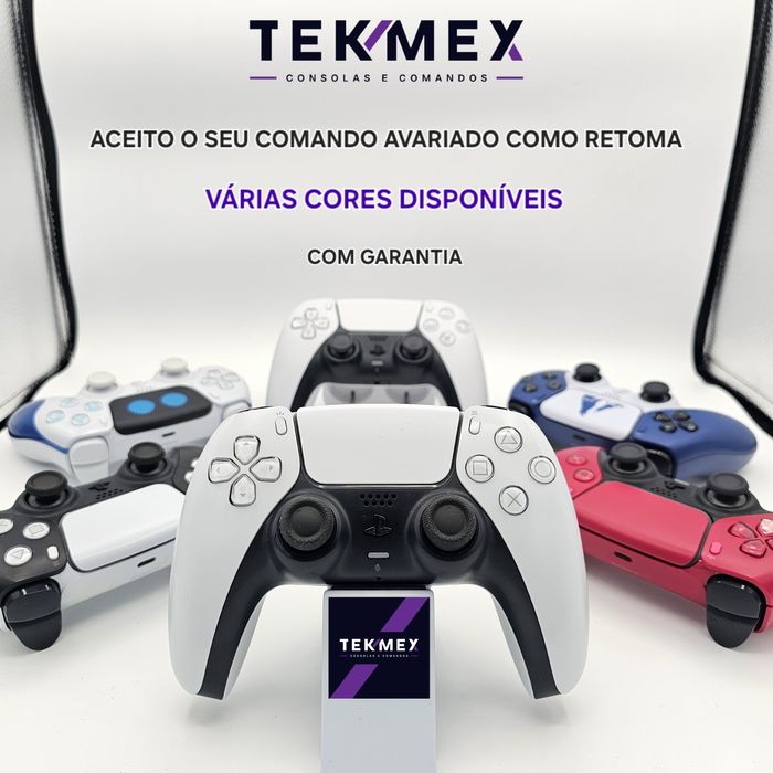 Comando PS5 aceito retoma do seu avariado