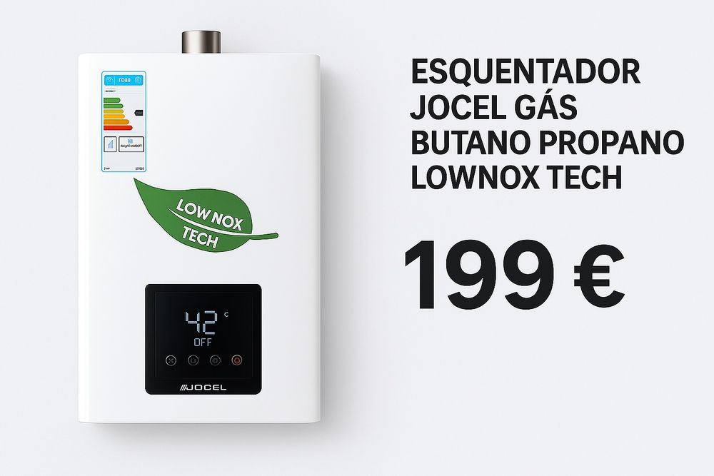 Esquentador Jocel Butano/Propano Inteligente – Como Novo!