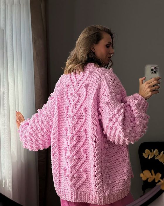Жіночий кардиган. Плюшевий кардиган. Кардиган з капюшоном