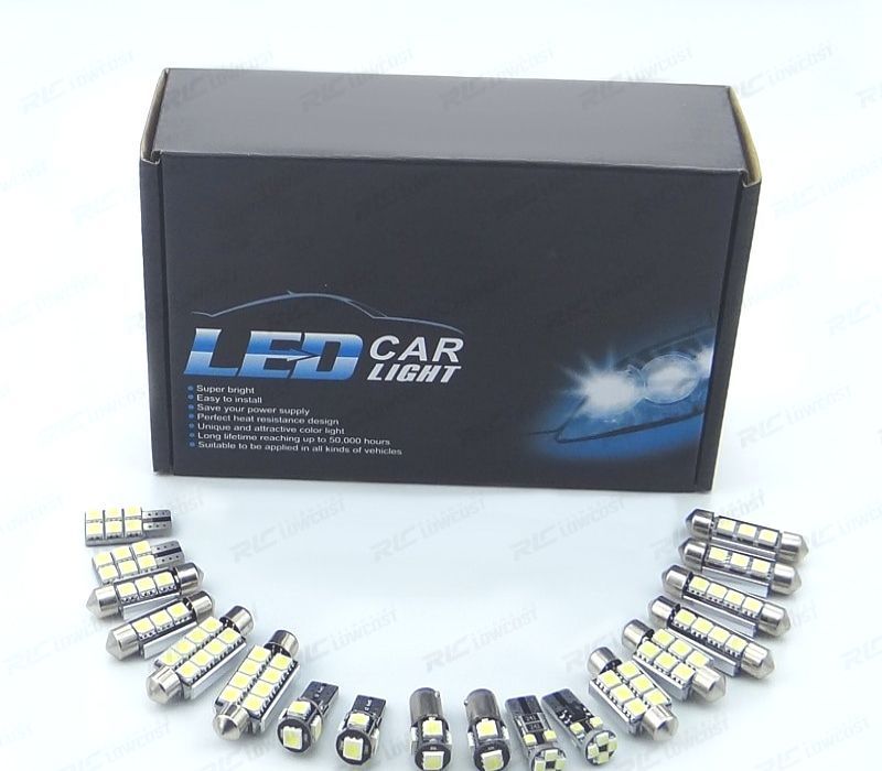 KIT COMPLETO 6 LAMPADAS LED INTERIOR PARA SEAT IBIZA MKV MK 5 SPORTCOUPE ST 6J 6 P 09-16