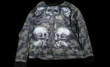 Продам лонгслив affliction sk8 y2k