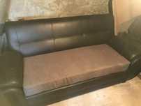 Sofa dwusosoba czarna