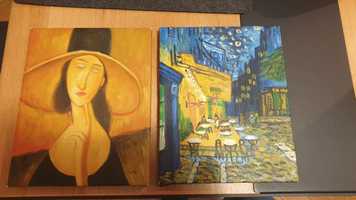 Obrazy Vincent Van Gogh - Café Terrace at Night i Amedeo Modigliani