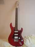 Cort G110 Open Pore Black Cherry,Thomann E-Guitar Gigbag BK,sssnake IP