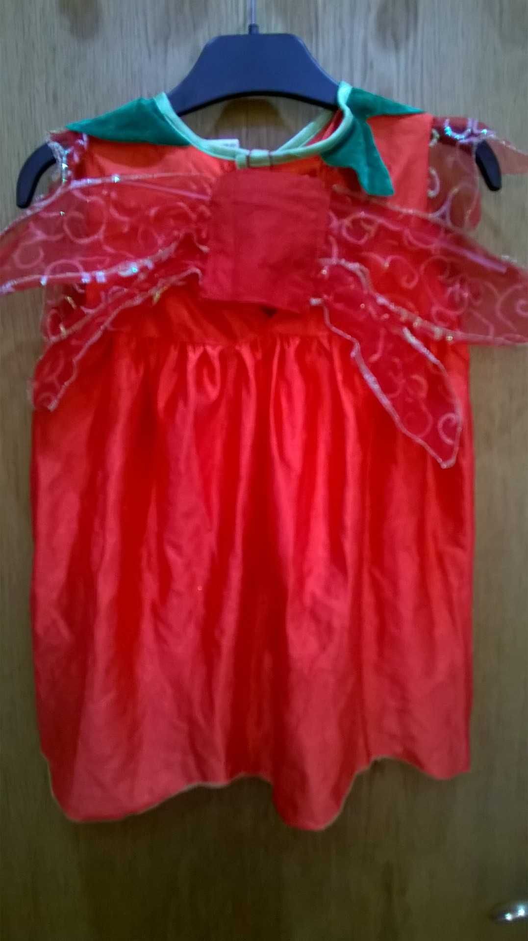 Fantasia Carnaval moranguinho 2 - 3 anos