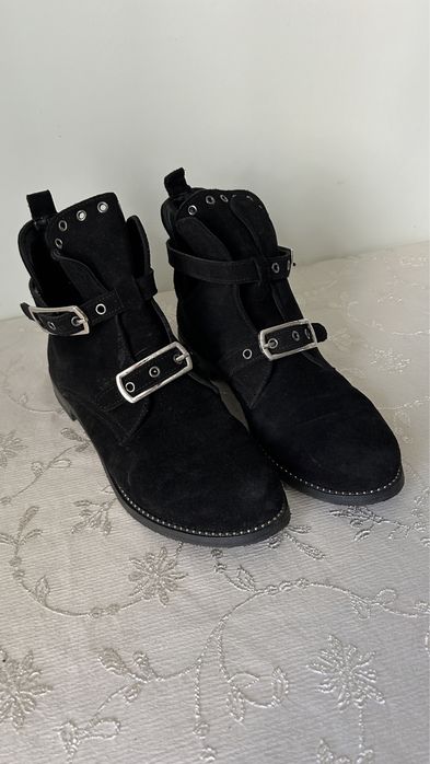 Черевики натуральна замша