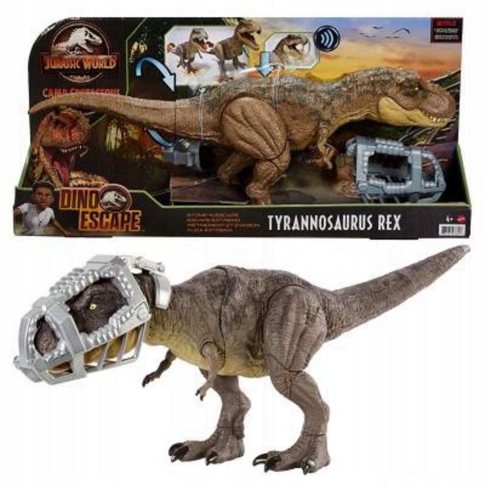 Jurrasic World Dinozaury miażdzący krok T-rex prezent