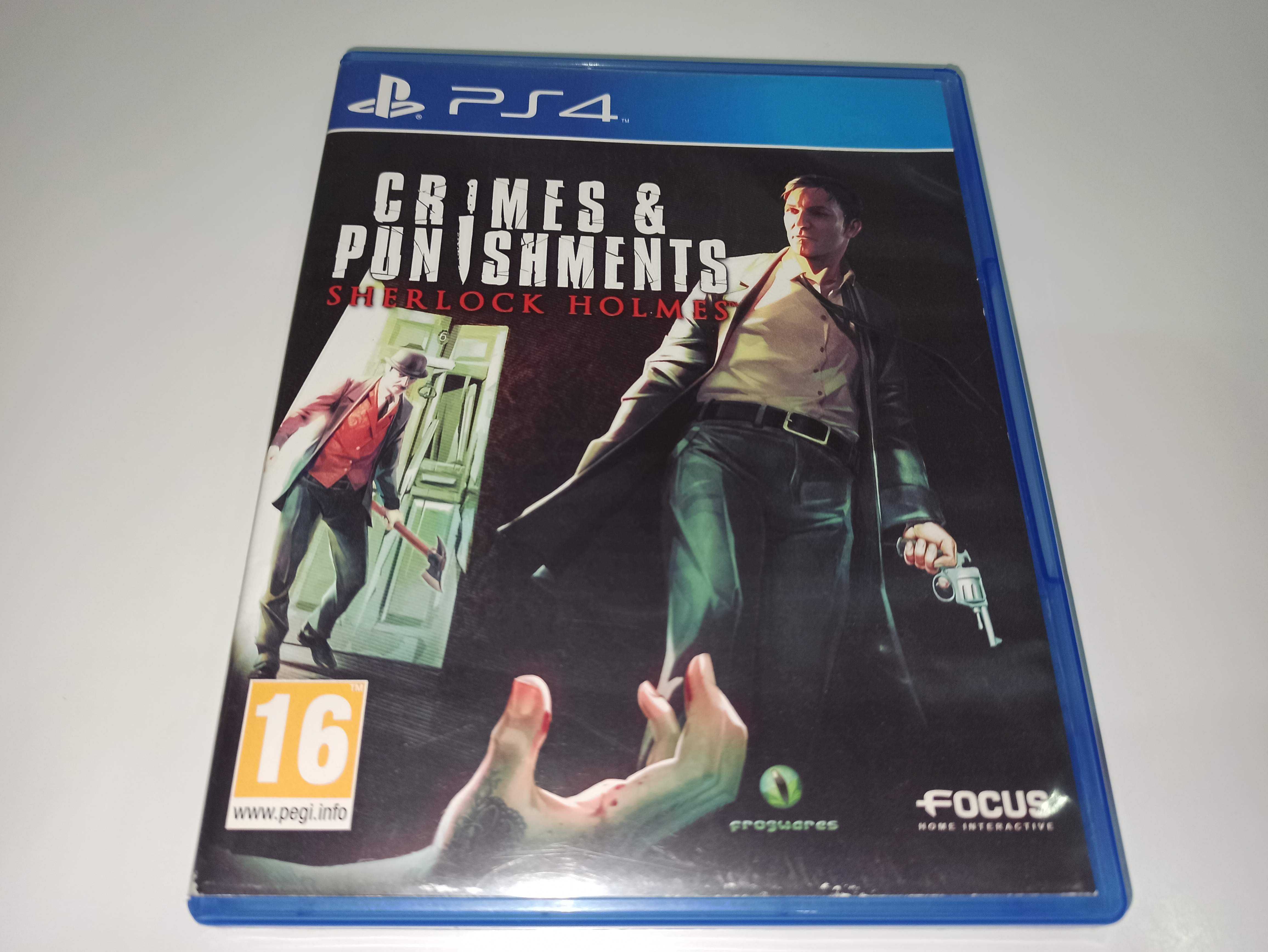 ps4 SHERLOCK HOLMES CRIMES & PUNISHMENTS zbrodnia kara przygodowa