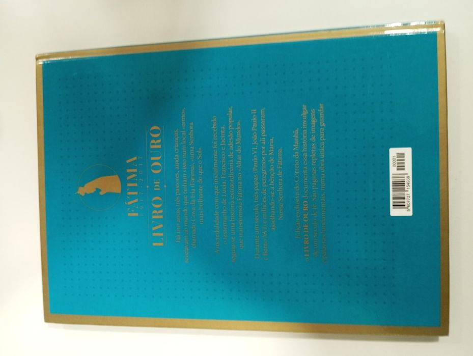 Livro de Ouro Fátima 1917 / 2017 Centenário das Aparições de Fátima