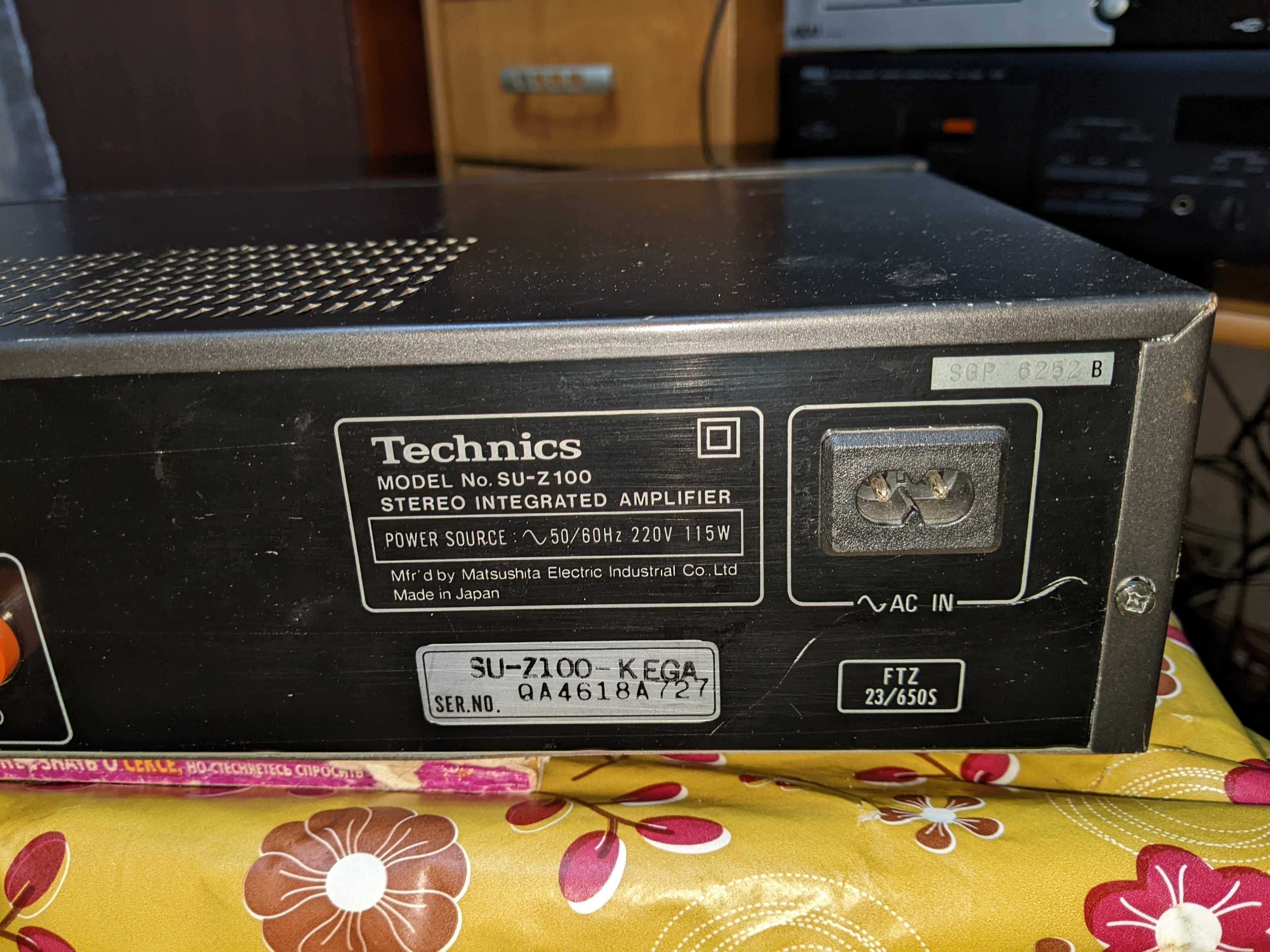 Усилитель Technics su-z100