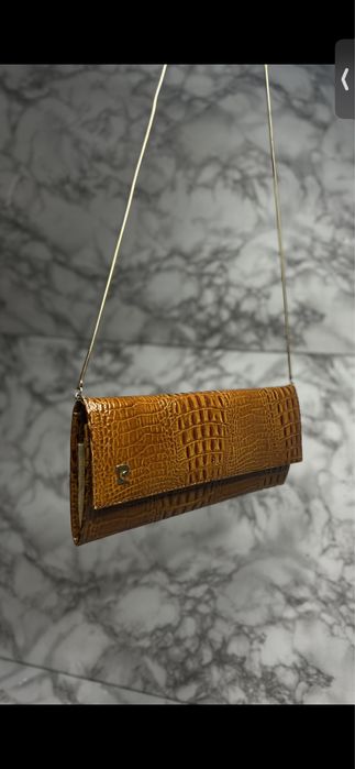 Сумочка клатч из натуральной кожи крокодила Pierre Cardin оригинал