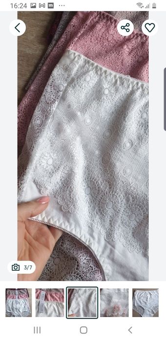 4×Damskie majtki figi z wysokim stanem 4XL