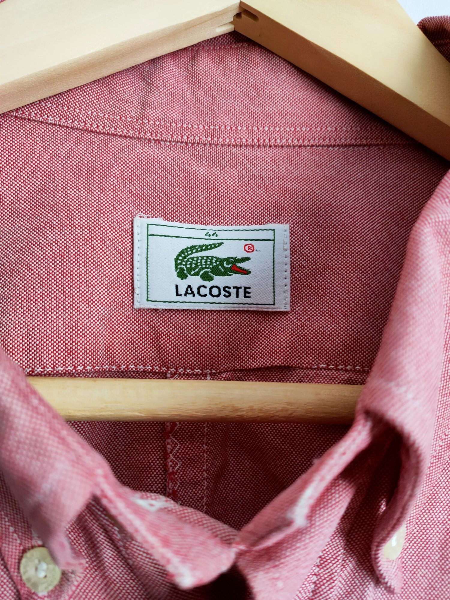 Koszula Lacoste bawełna