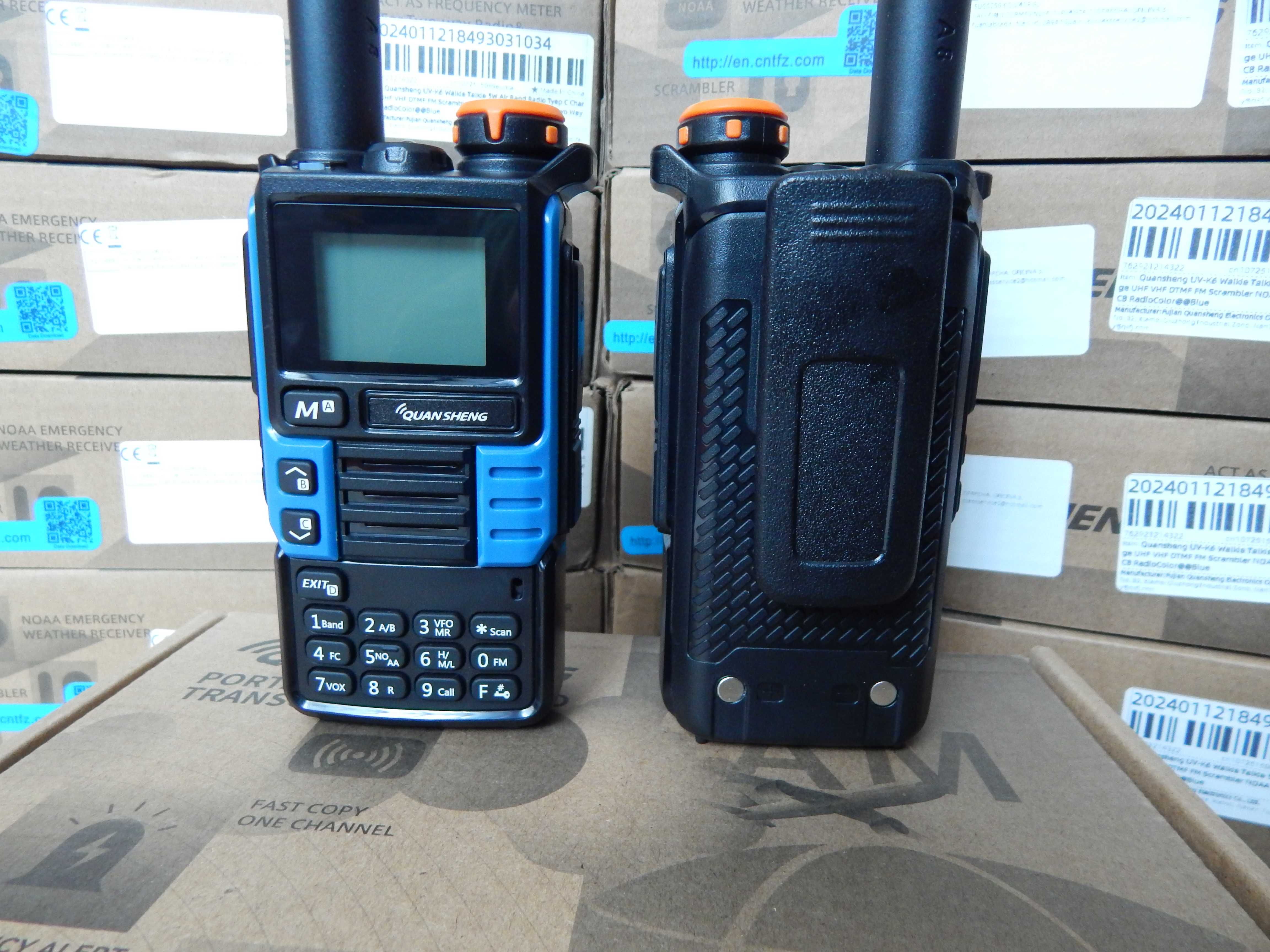 Quansheng UV-K6. Прошита  15-1300 МГц.