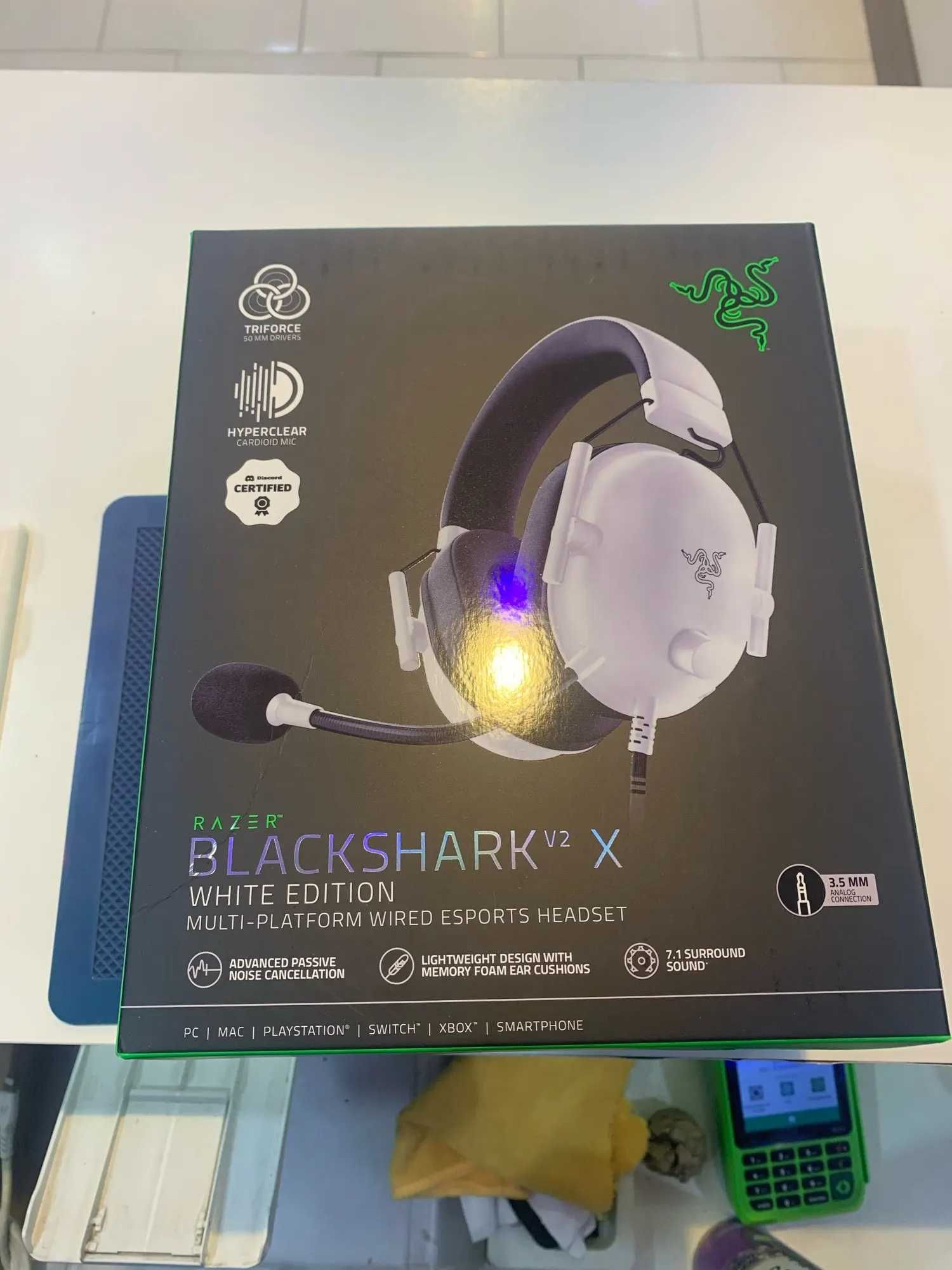 НОВІ! Навушники Razer Blackshark V2 X White