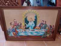 Quadro tapeçaria  Última Ceia