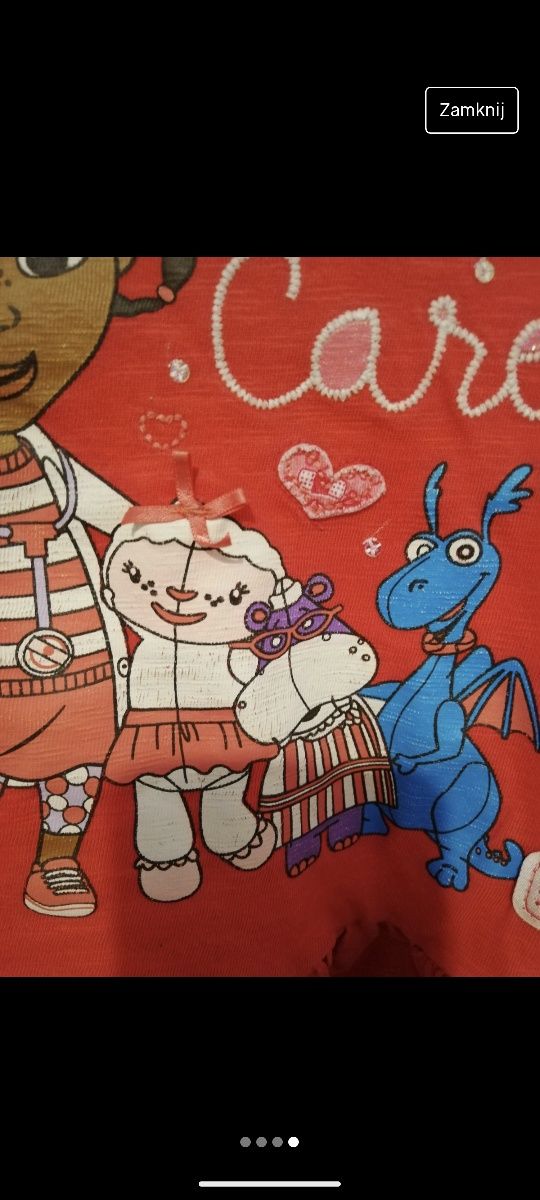 Bluzeczka Dosia klinika dla pluszaków doc mcstuffins