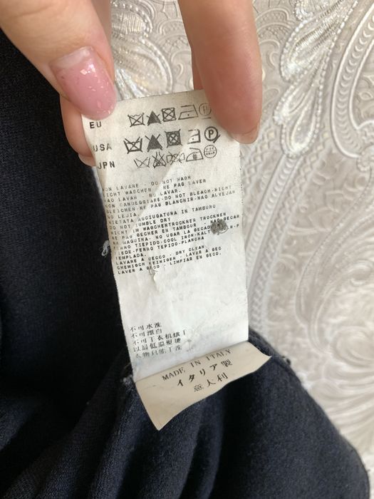 Черная шерстяная рубашка с длинным рукавом овершот stone island aw2009