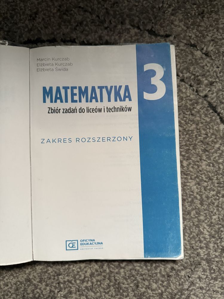 Matematyka 3 - zakres rozszerzony