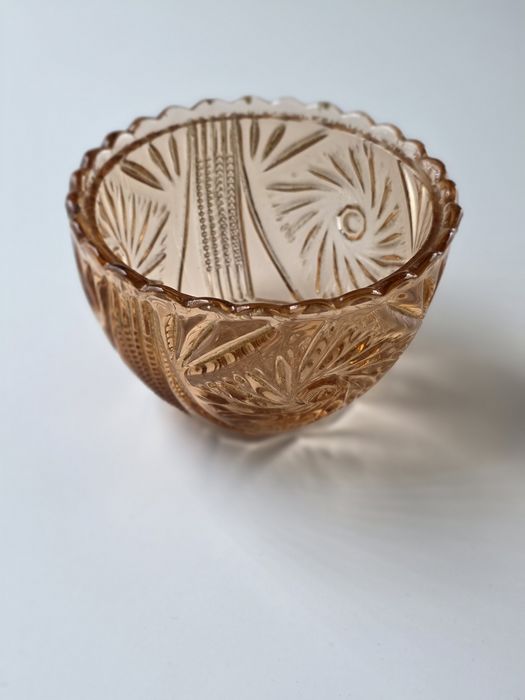 Huta HORTENSJA Rożowa Żardniera PRL
73