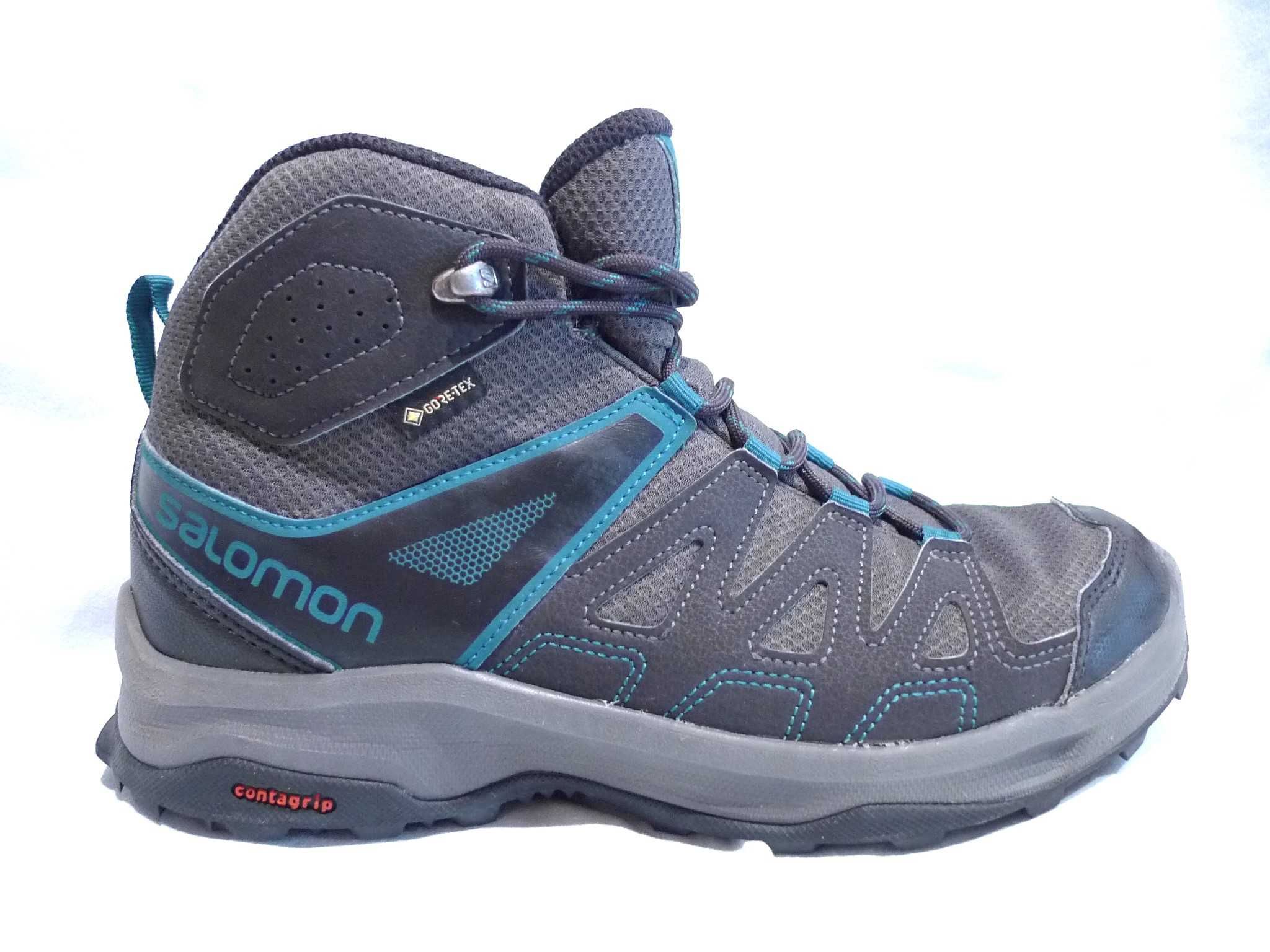 SALOMON Sidley GORE-TEX r.39 1/3,wkł.25cm Buty trekkingowe turystyczne