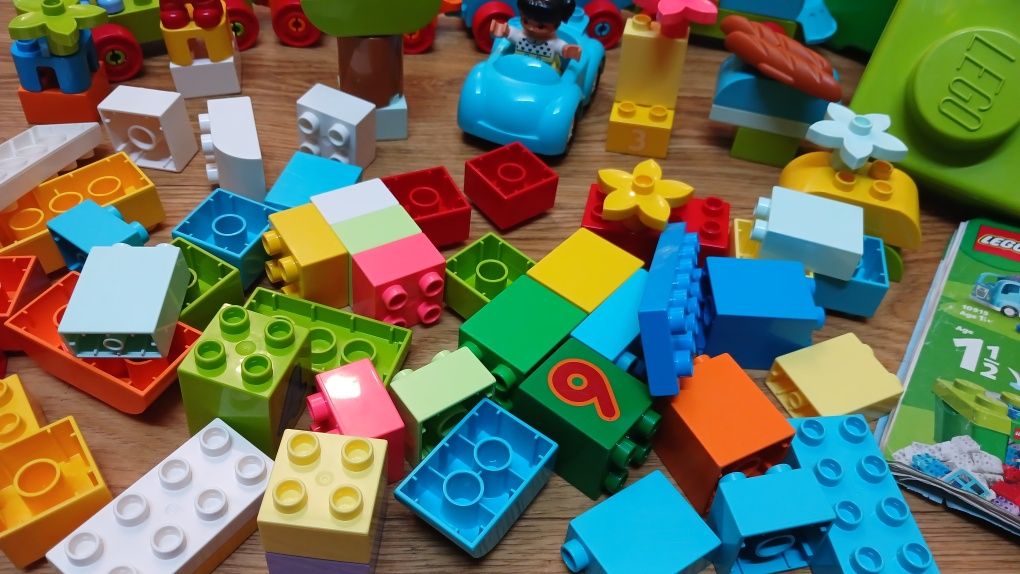 Набір lego duplo коробка з кубиками(10913) і рахуй та грай(10847)
