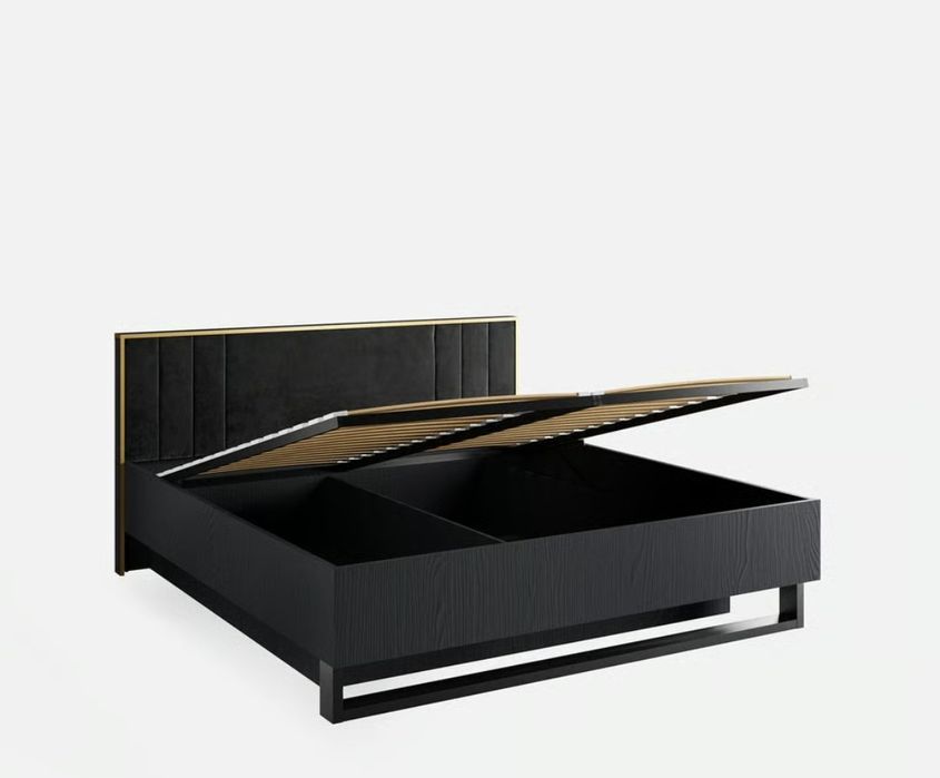 Łóżko 160x200 z pojemnikami i gratis szafka