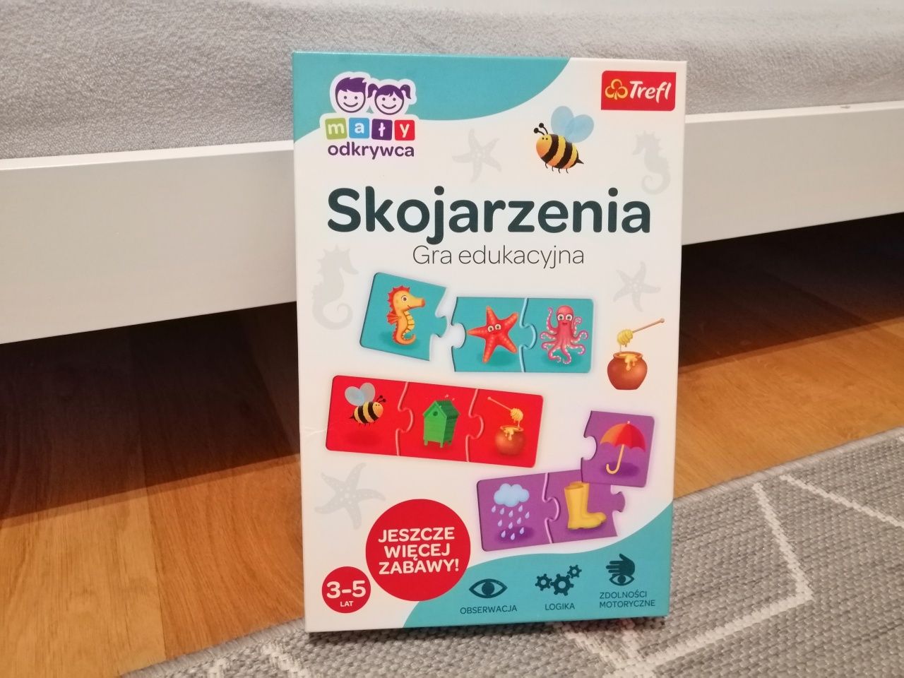 Gra edukacyjna Skojarzenia Trefl, stan idealny, puzzle