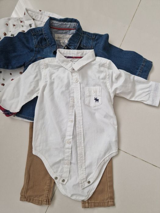 Koszula świąteczna 68 spodnie