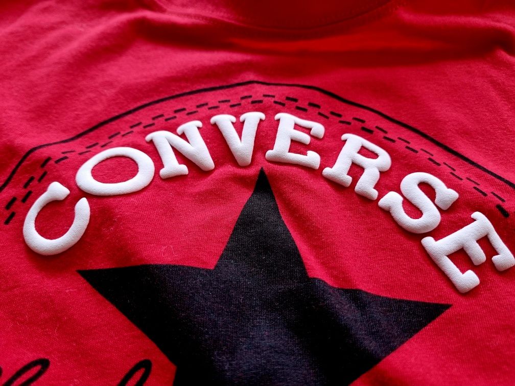 Футболка Converse оригинальная, S, объемные буквы
